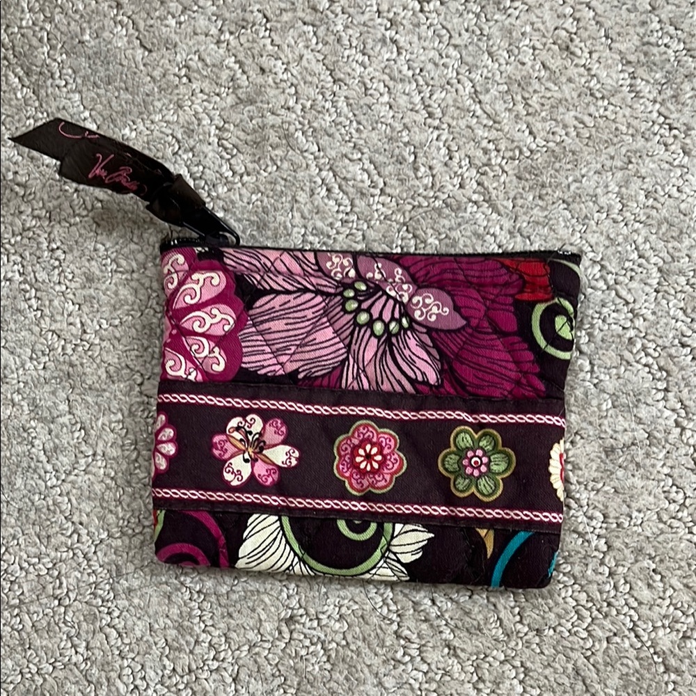 floral coin purse